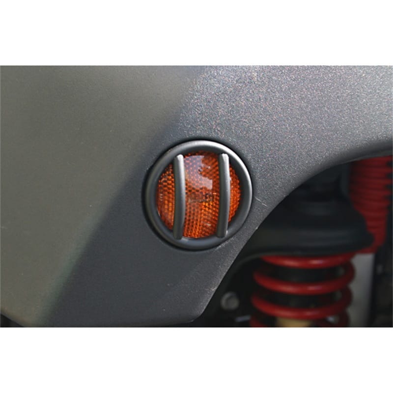 Rugged Ridge — Rugged Ridge 07-18 Jeep Wrangler JK Black Side Marker Light Euro Guards
Turn Signal Guard
OFFROAD_EXTERIOR