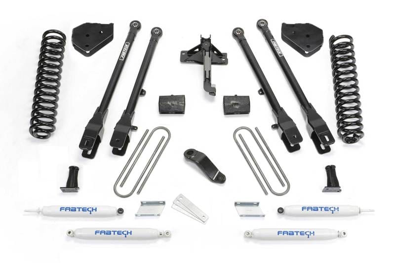 Fabtech — 6" 4LINK SYS W/COILS & PERF SHKS 2018 FORD F450/F550 4WD DIESEL
4 Link System
