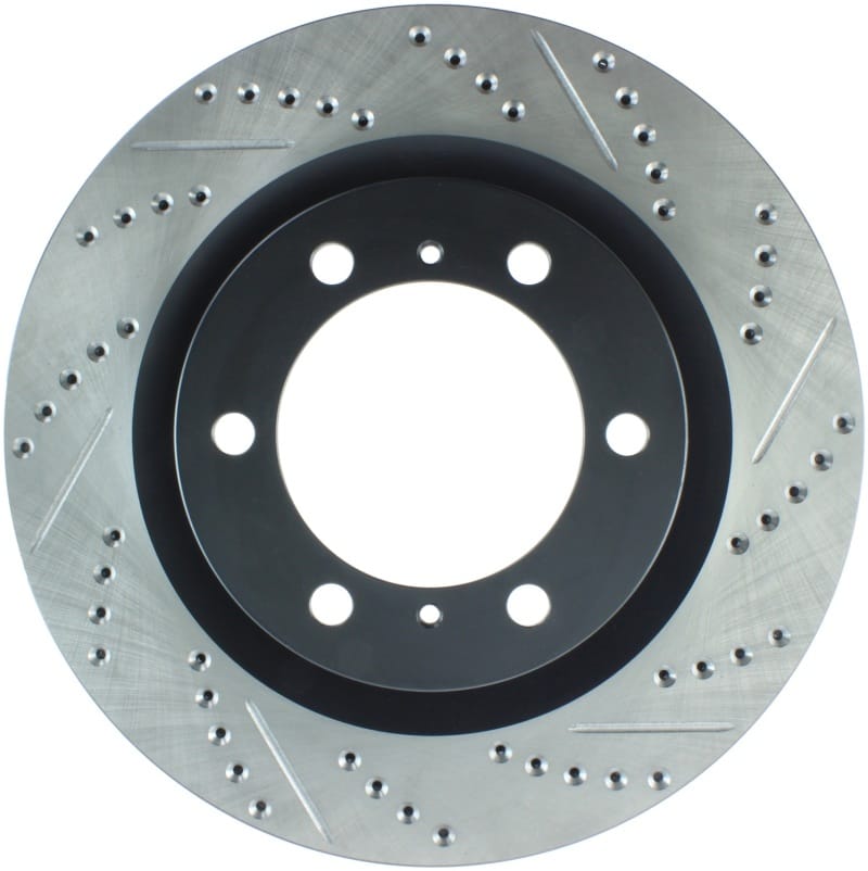 Stoptech — StopTech Sport Drilled & Slotted Brake Rotor; Front Left
StopTech Sport Drilled/Slotted Brake Rotor; Front Left