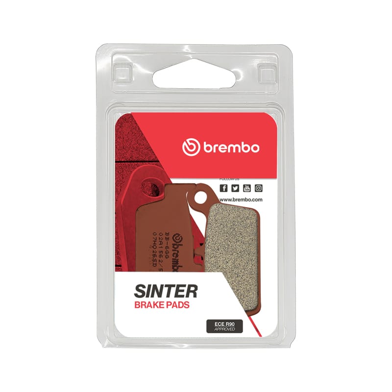 Brembo OE Powersports — Brembo OE 18-20 Kawasaki KLX250/2018 KLX250 Camo Sinter SD Brake Pad - Rear Left/Right