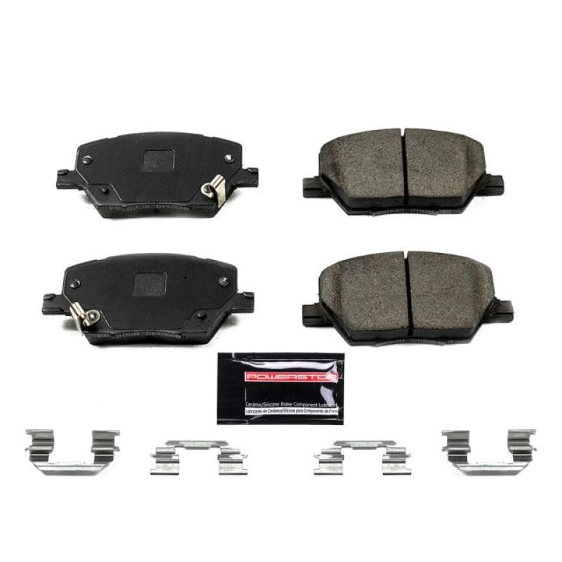 PowerStop — PowerStop - Z23 Daily Driver Carbon-Fiber Ceramic Brake Pads with Hardware Kit