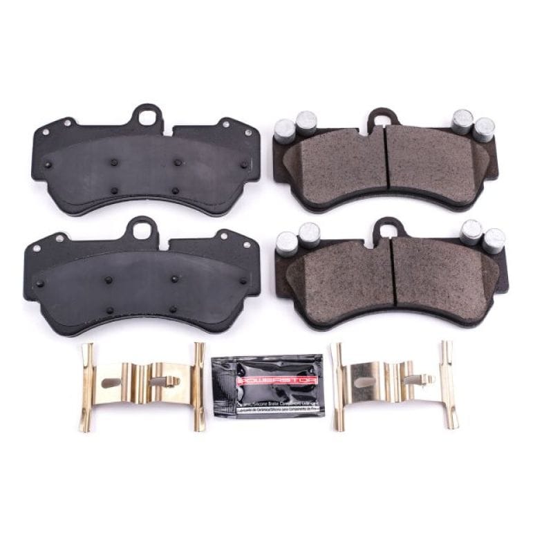 PowerStop — PowerStop - Z23 Daily Driver Carbon-Fiber Ceramic Brake Pads with Hardware Kit