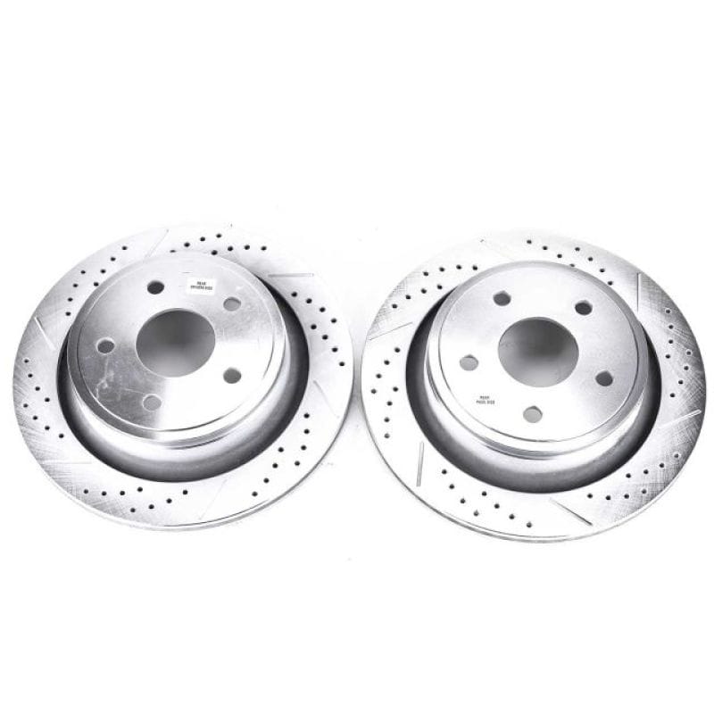 PowerStop — PowerStop Evolution Performance Drilled, Slotted & Plated Brake Rotor Pair