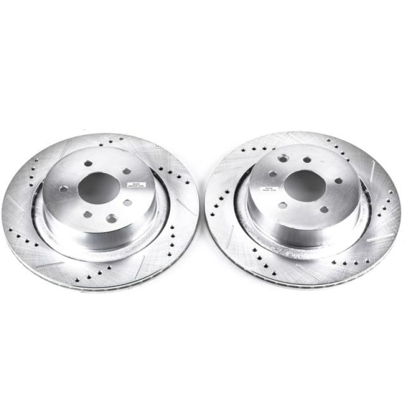 PowerStop — PowerStop Evolution Performance Drilled, Slotted & Plated Brake Rotor Pair