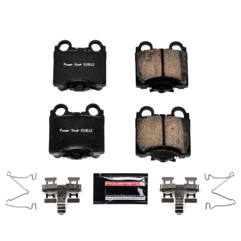 PowerStop — PowerStop - Z23 Daily Driver Carbon-Fiber Ceramic Brake Pads with Hardware Kit