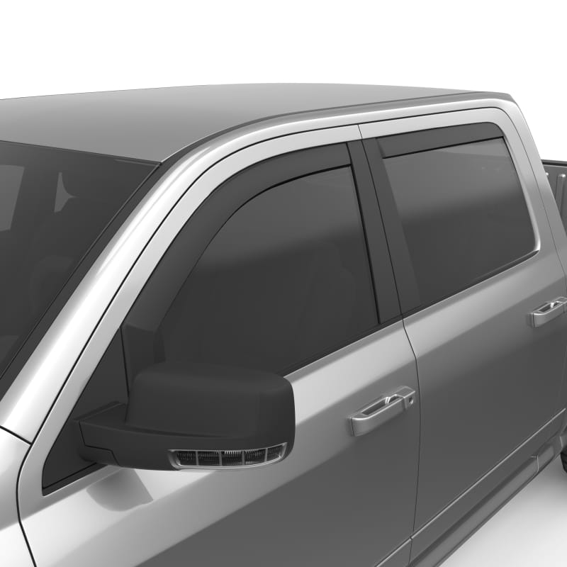 EGR — EGR 572755-4pc Matte In-channel Window Visors for 09-24 Ram Trucks Crew Cab
EGR in-channel window visors front & rear set matte black finish