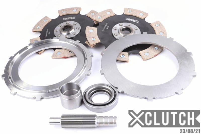 XCLUTCH — Clutch Kit Service Pack; 9" Twin Solid Ceramic Clutch Discs