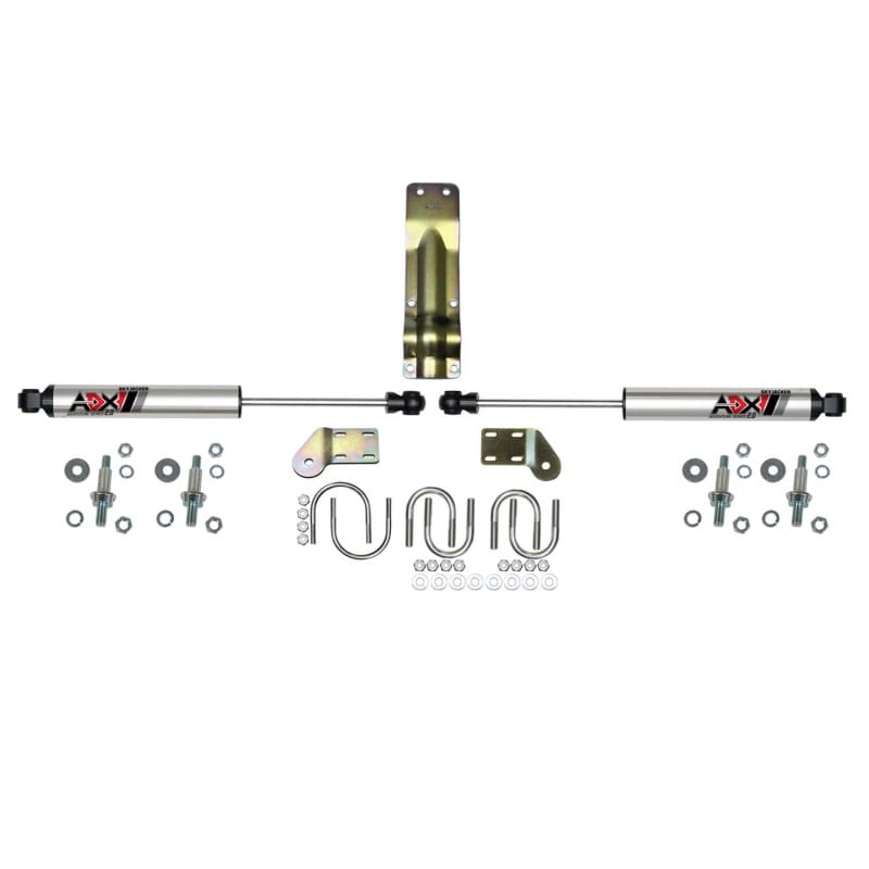 Skyjacker — ADX 2.0 CNC Machined Polished Aluminum Dual Stabilizer Kit.