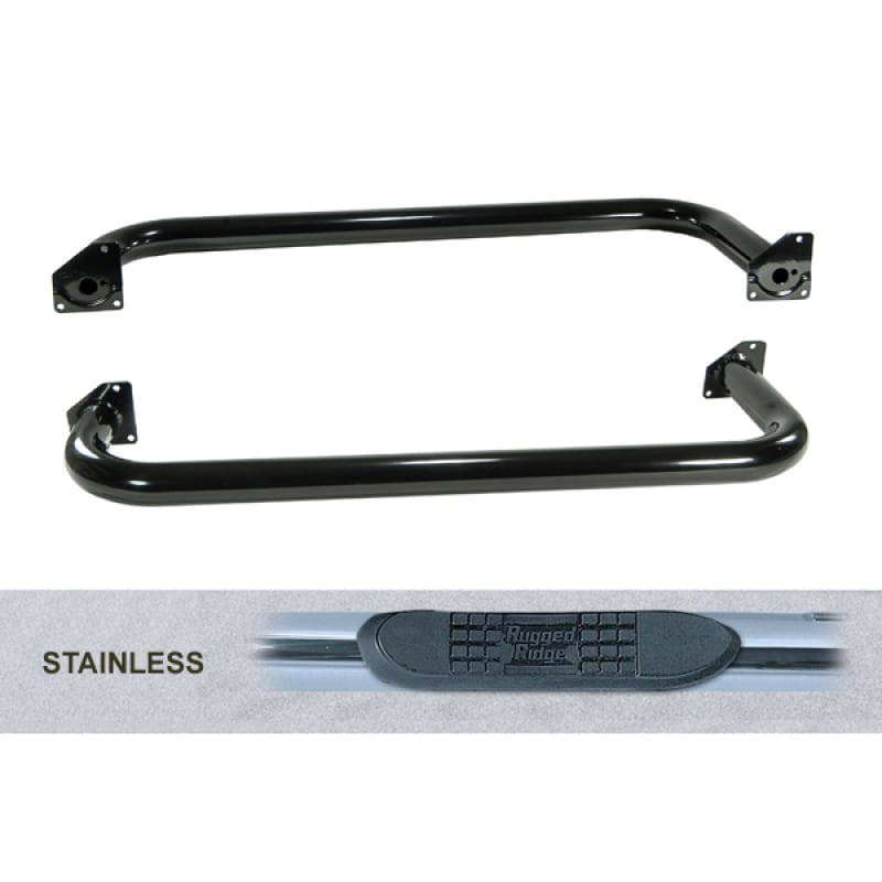 Rugged Ridge — NB 3 IN ROUND BENT-OMIX
Side Tube Step