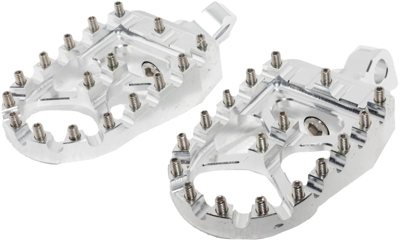 Bikers Choice — Bikers Choice Male Mount BMX Style Silver Footpegs Pr