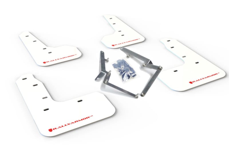 Rally Armor — White/Red Logo
