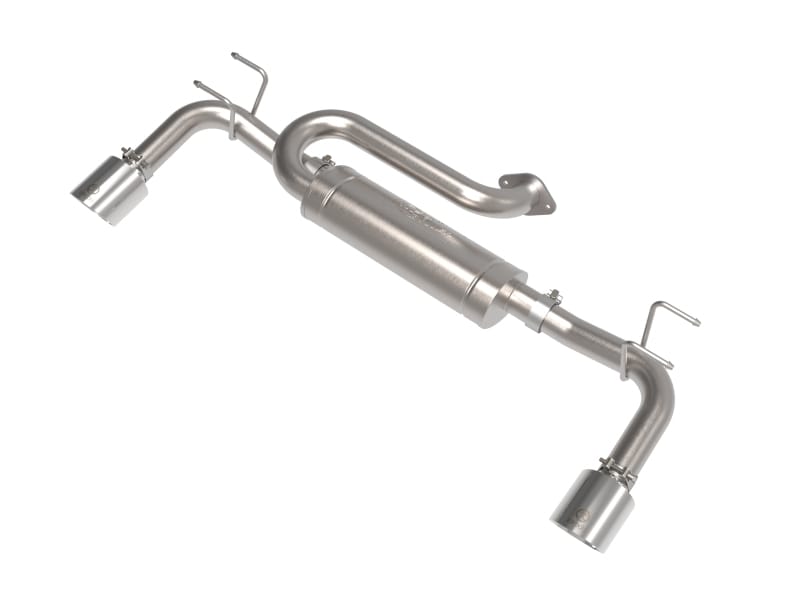 aFe — Takeda 2-1/2 IN 304 Stainless Steel Axle-Back Exhaust System w/ Polished Tip