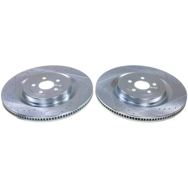 PowerStop — PowerStop Evolution Performance Drilled, Slotted & Plated Brake Rotor Pair