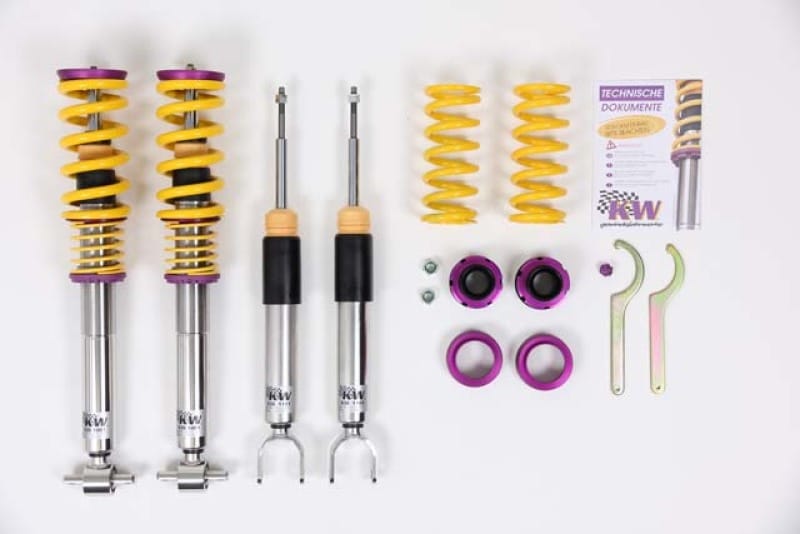 KW — Height Adjustable Coilovers with Independent Compression and Rebound Technology
KW COILOVER KIT V3 BUNDLE - 35263003