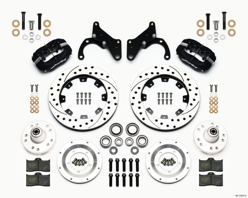 Wilwood — KIT,FRONT,IMPALA DRUM 65-68,FDLI 12.19,SRP,BLACK POWDER COAT