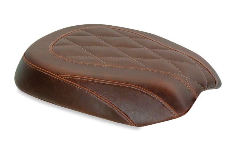 Mustang Motorcycle — Mustang 06-17 Harley Softail Wide Tire (200mm)Wide Tripper Passenger Seat - Distressed Brown