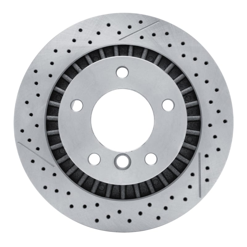 DFC — DFC 13-18 Mercedes-Benz G63 AMG Rear Drilled and Slotted Brake Rotor