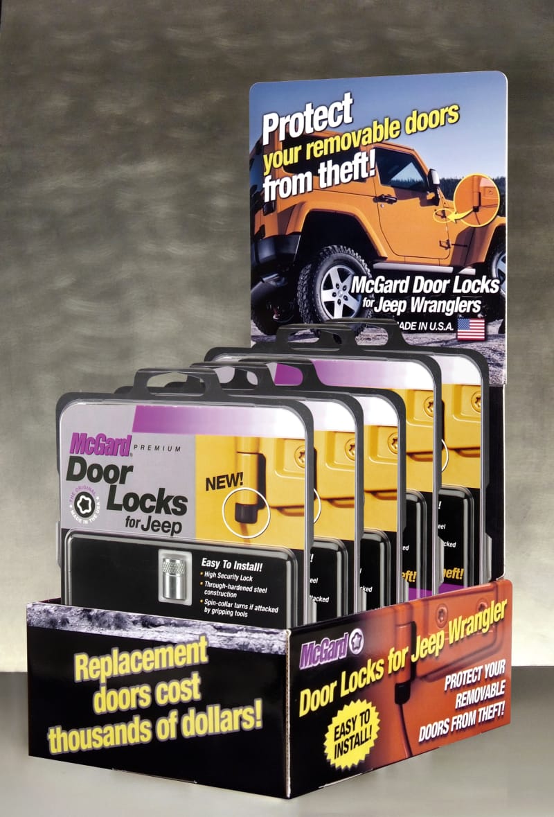 McGard — JEEP WRANGLER JK DOOR LOCK - DISPLAY PACK