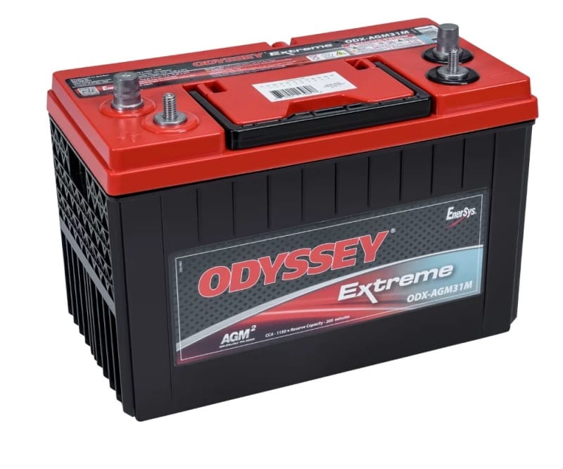 Odyssey Battery — battery, marine, Odyssey ODX-AGM31M, group 31M AGM