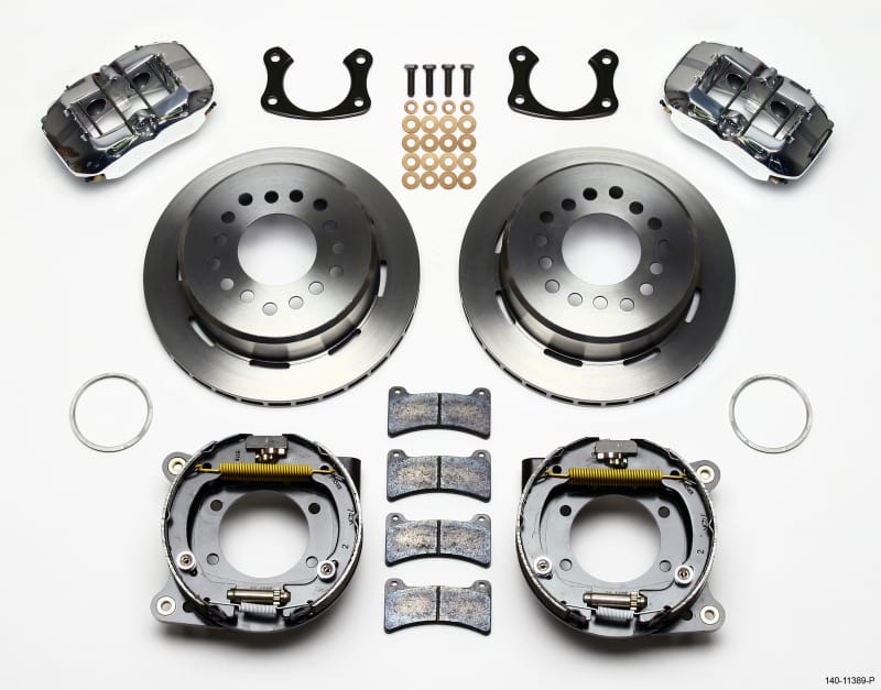 Wilwood — KIT,REAR,DISC/DRUM,BIG FORD,NEW STYLE 2.50 OFF,1PC 11.00,POLISH