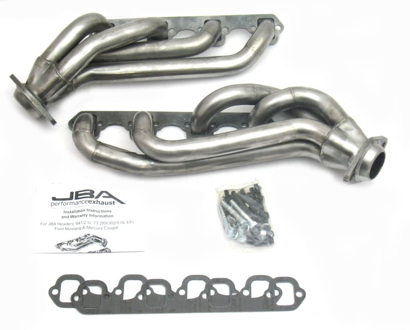 JBA — JBA 65-73 Ford Mustang 260-302 SBF w/GT40-P Heads 1-5/8in Primary Raw 409SS Mid Length Header
Exhaust Header