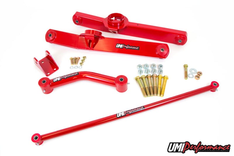 UMI Performance — UMI B-Body 3-link control arm kit—boxed arms, poly bushings, USA made.