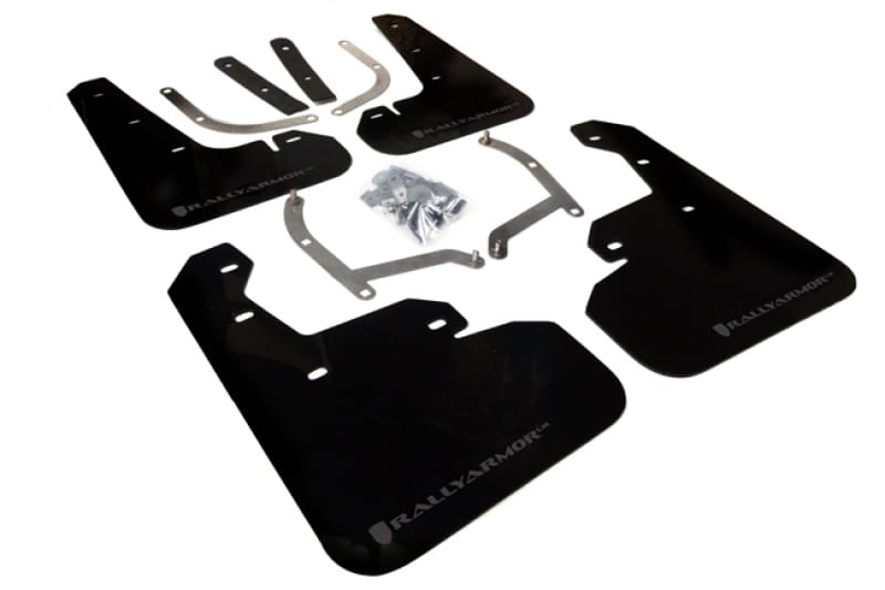 Rally Armor — Black Mud Flap/Grey Logo