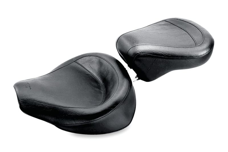 Mustang Motorcycle — Mustang 58-84 Harley FX/FL Wide Touring Solo Seat - Black