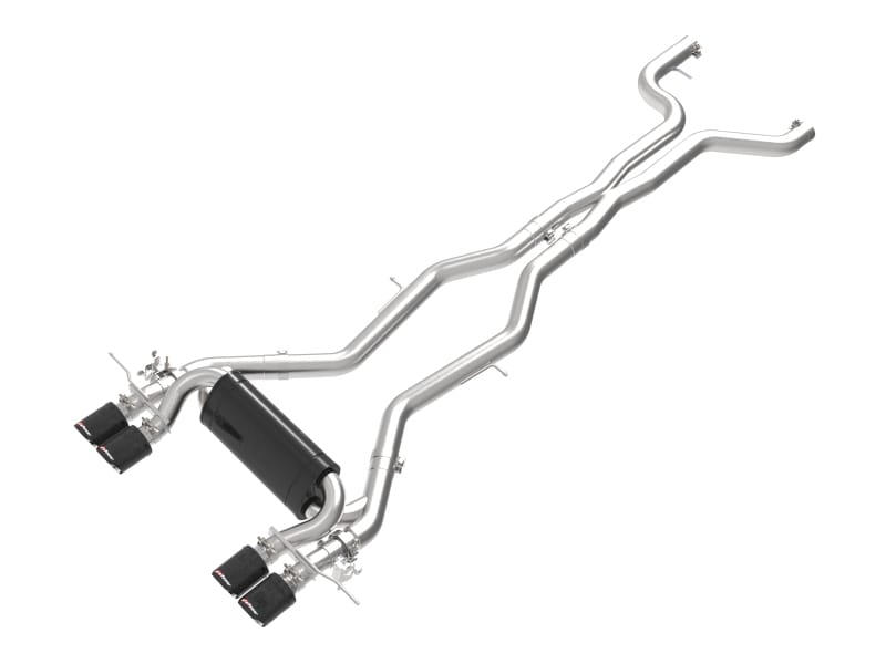 aFe — MACH Force-Xp 3 IN to 2-1/2 IN Stainless Steel Cat-Back Exhaust System Carbon