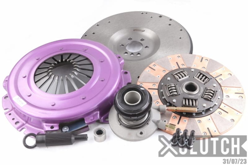 XCLUTCH — Clutch Kit Inc Chromoly Flywheel + HRB; Stage 2  Cushioned Ceramic Clutch Disc