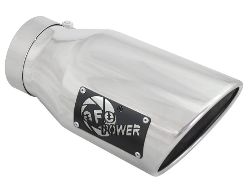 aFe — MACH Force-Xp 304 Stainless Steel Clamp-on Exhaust Tip Polished