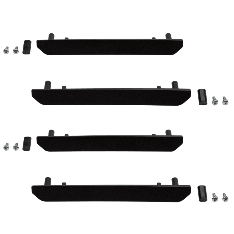 Wehrli — Marker Light Delete Kit, Billet, 20-25 GMC 2500/3500 HD, no Logo, Fine Tex Blk