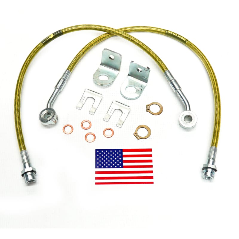 Superlift — Bulletproof Brake Hose - Front - 97-05 Wrangler TJ w/ 4-6" Lift
Bulletproof Brake Hose-Front-97-05 Wrangler TJ w/4-6in. Lift