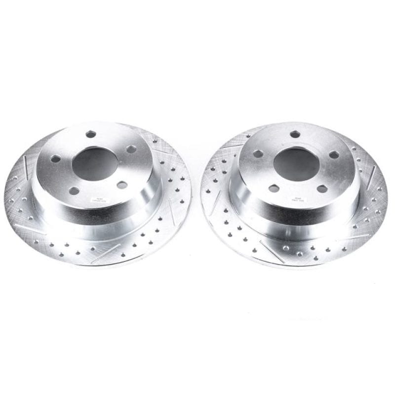 PowerStop — PowerStop Evolution Performance Drilled, Slotted & Plated Brake Rotor Pair