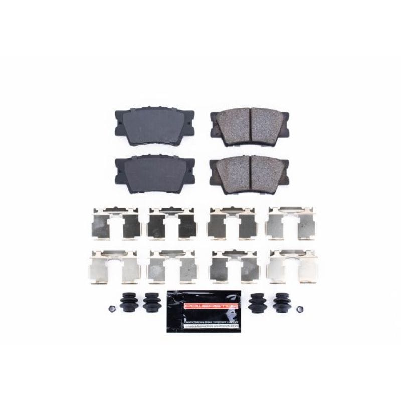 PowerStop — PowerStop - Z23 Daily Driver Carbon-Fiber Ceramic Brake Pads with Hardware Kit