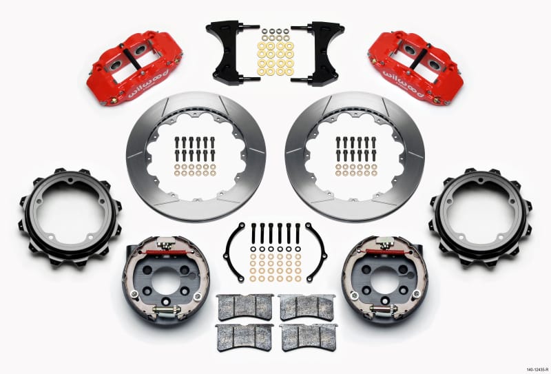 Wilwood — KIT,REAR,DISC/DRUM,STRANGE FLOATER,12.88 x1.10 ROTOR,RED