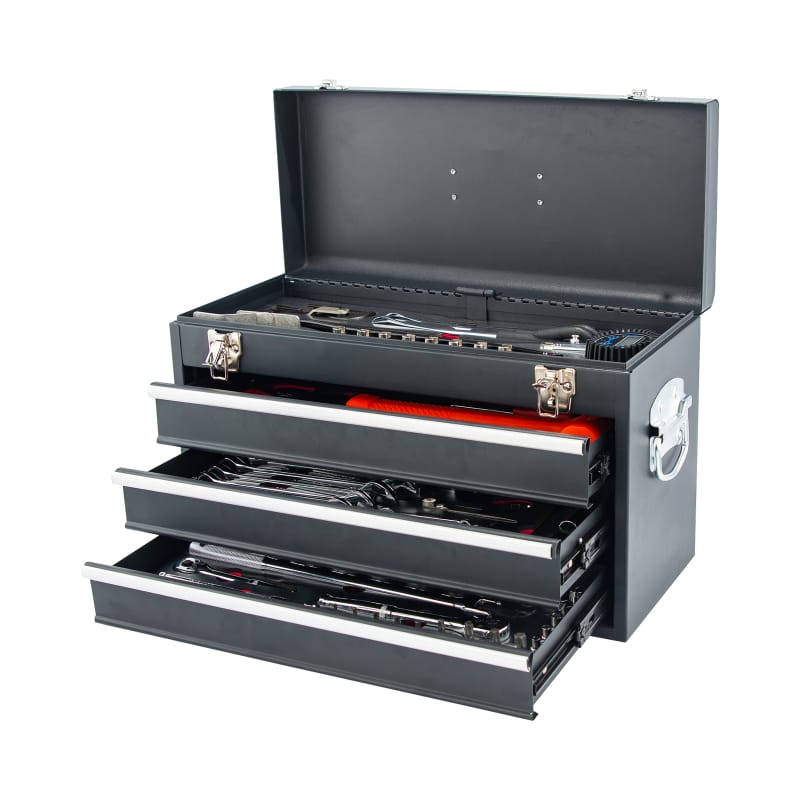 BikeMaster — BikeMaster 3 Drawer Tool Kit - 129 Piece Set