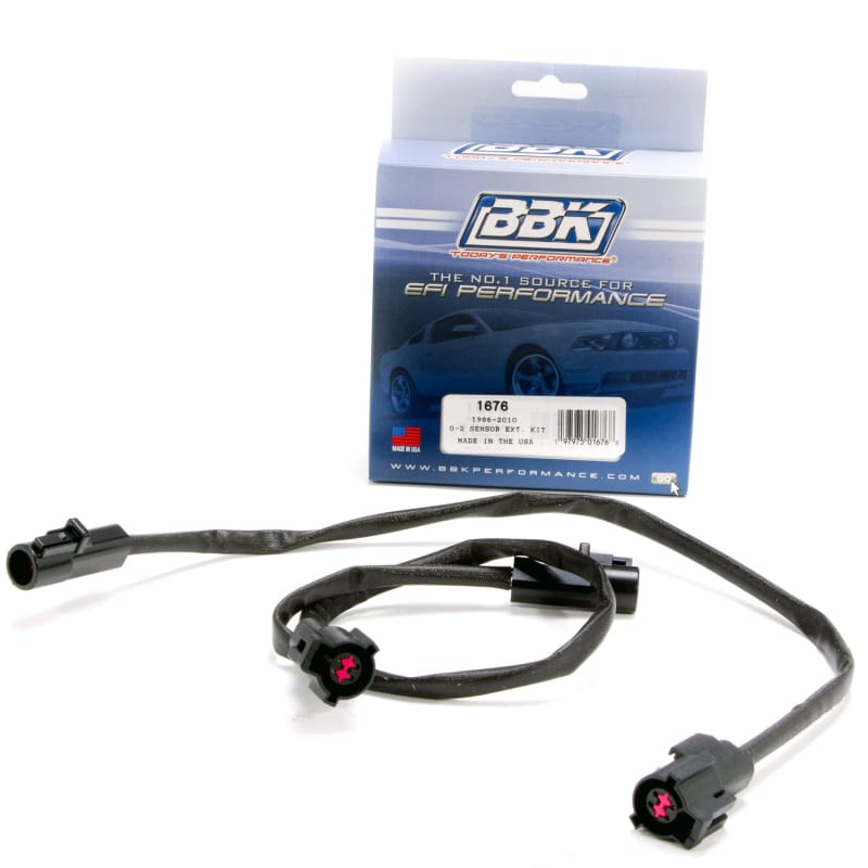 BBK — 1986-2010 FORD BBK O2 SENSOR EXTENSION HARNESSES FRONT OR REAR (PAIR)
O2 Sensor Wire Extension Harness