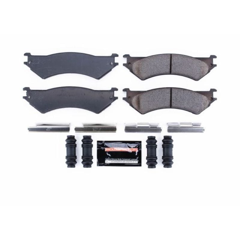 PowerStop — PowerStop - Z23 Daily Driver Carbon-Fiber Ceramic Brake Pads with Hardware Kit