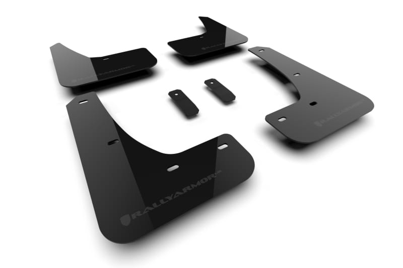 Rally Armor — Black Mud Flap/Dark Grey Logo