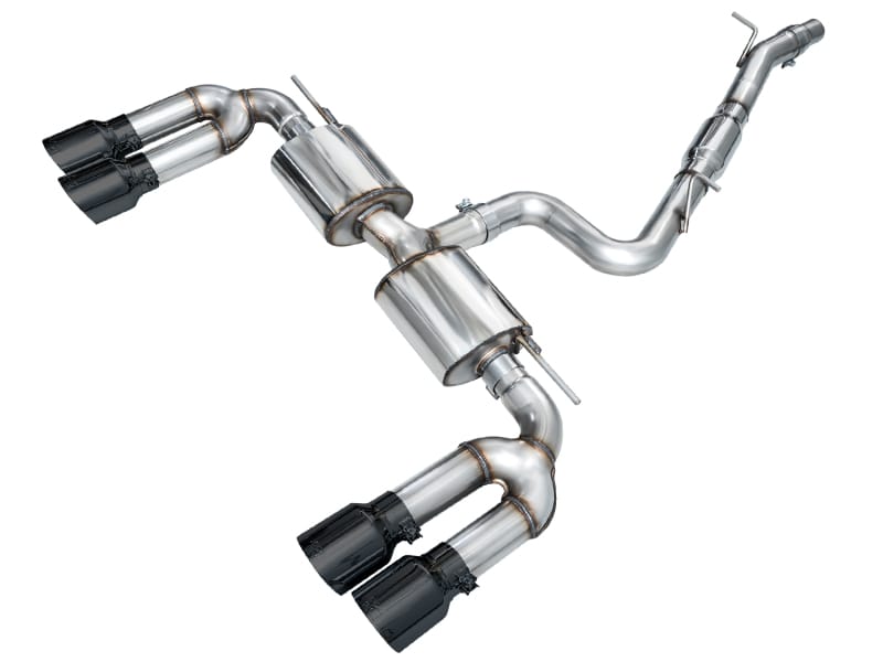 AWE Tuning — AWE Touring Edition Exhaust for Audi 8Y S3 - Diamond Black Tips