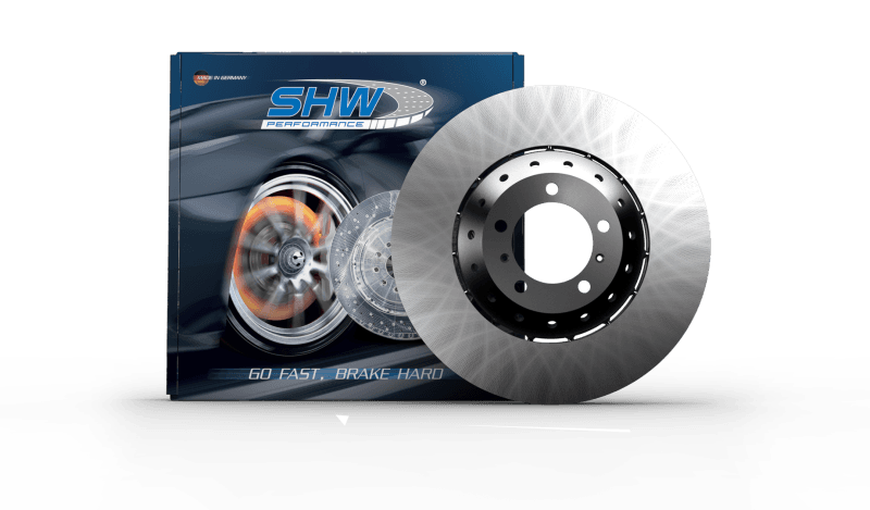 SHW Performance — SHW 19-21 Porsche Cayenne S 2.9L w/19in Wheels/NAO Pads Left Frt Smooth LW Brake Rotor (9Y0615301Q)