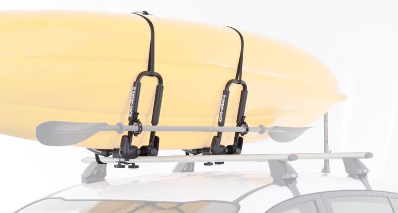 Rhino-Rack — Folding J Style Kayak vehiclerier; Includes 4 Straps/Hardware;