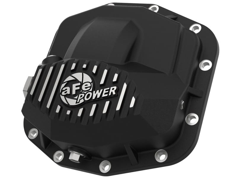 aFe — aFe POWER Pro Series Front Differential Cover Black Finish w/ Machined Fins