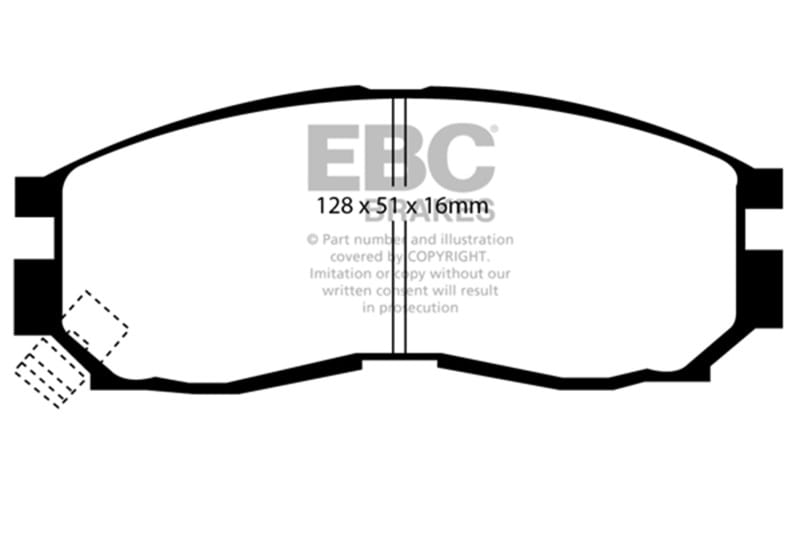EBC — Greenstuff 2000 Series Sport Brake Pads