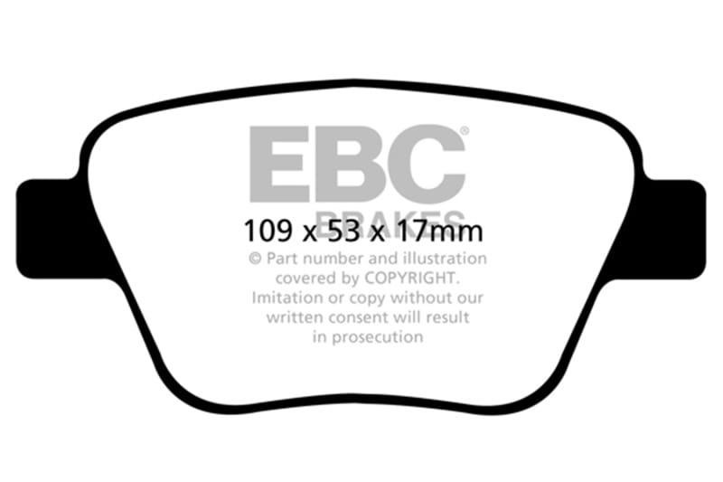 EBC — Redstuff Ceramic Low Dust Brake Pads