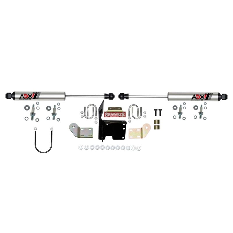 Skyjacker — ADX 2.0 CNC Machined Polished Aluminum Dual Stabilizer Kit.