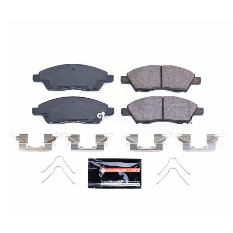 PowerStop — PowerStop - Z23 Daily Driver Carbon-Fiber Ceramic Brake Pads with Hardware Kit