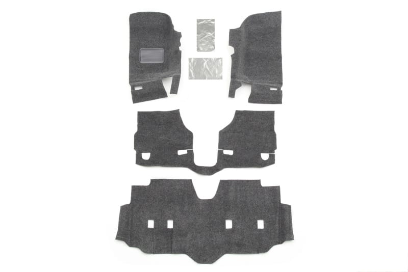 BedRug — JEEP BEDRUG 07-18 JEEP JK UNLTD 4DR FRONT 4PC FLOOR KIT (INC HEAT SHIELDS)