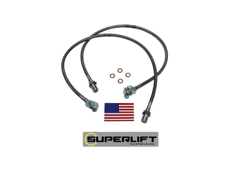 Superlift — Bullet Proof Brake Hose - Front - 71-78 GM PU/Blazer/Suburban w/ 8-12" Lift
Bullet Proof Brake Hose-Front-71-78 GM PU/Blazer/Suburban w/8-12in. Lift